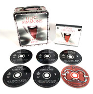KISS Audio Book - Gene Simmons: Sex Money KISS 6 CD Set w/ Metal Lunchbox (Open)