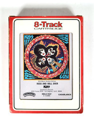 KISS 8-Track Tape - Rock And Roll Over, White Cartridge