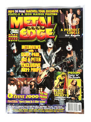 KISS Magazine - Metal Edge, August 2000