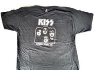 KISS T-Shirt - Spring Tour '75 (Size 2XL)