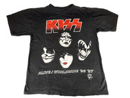 KISS T-Shirt - "I Wanted The Best I Got The Best" Alive/Worldwide Tour (Size L)
