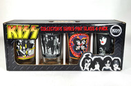 KISS Pint Glass Set - Collector Series 4-Pack, 2008 (New In Box)