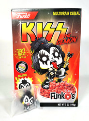 KISS Cereal - The Demon Funk-O's w/ Mini-Figure (Empty, 9/10)