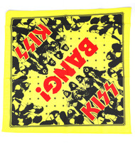 KISS Bandana - Love Gun, Yellow (BANG!)