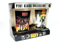 KISS Pint Glass Set - Destroyer & Love Gun (New In Box)