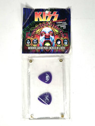KISS Guitar Picks - Ace Frehley Purple Psycho Circus, Encased (Sealed)