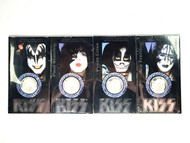 KISS Coins Set - Official World Tour Silver Commemorative, 1997 (SEALED)