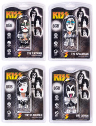 KISS USB Flash Drives - 8GB, Full Set of 4 (Sealed)
