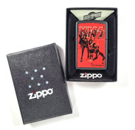 KISS Zippo Lighter - Red, 2011 (New In Box)