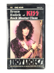 KISS VHS Tape - Bruce Kulick, Rock Master Class (Open)