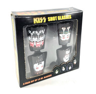 KISS Shot Glass Set - Mirror Faces 