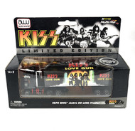 KISS Slot Car Truck - 1974 GMC Astro 95 with Trailer, Love Gun