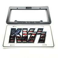 KISS Freedom To Rock License Plate w/ Holder, 2016