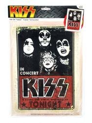 KISS Iron-On - In Concert, Tonight (Sealed)