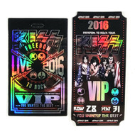 KISS 2016 Freedom To Rock Tour VIP Pass & Commemorative Ticket