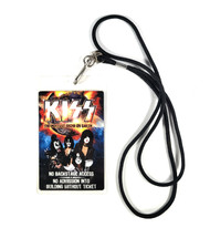 KISS Lanyard Pass - Hottest Show On Earth, Meet And Greet