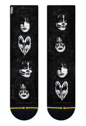 KISS Crew Socks - Four Faces