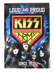 KISS Metal Sign - Loud And Proud Since 1975