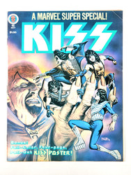 KISS Comic - Marvel Super Special #5, 1978 w/ Poster (8/10)