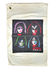 KISS Golf Towel - KISS Solo Album Faces, 1996 (9/10)