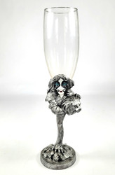 KISS Wine Glass - Catman Goblet, 1998 (No Box)