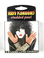 KISS Condoms - Paul Stanley Studded, 3-Pack (Sealed)