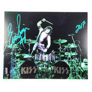 KISS Autograph - Eric Singer, 2017 8x10 Photo (9/10)