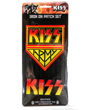 KISS Patches -Logo & KISS Army Logo (Set of 2)
