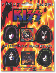 KISS Magnets - Die-Cut Sheet (Set of 7)