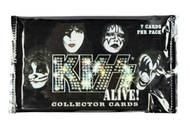 KISS Alive! Trading Cards, Single Pack (Sealed)