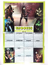 KISS Magazine Poster - Grooves Rock Calendar 1978-79 (9/10)