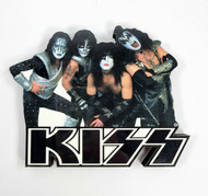 KISS Magnet - Funky Chunky, Group & Logo (Open)