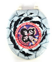 KISS Toilet Seat - Rock And Roll Over 