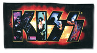 KISS Beach Towel - Farewell Logo (Full Size, 5ft)