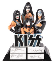 KISS Autographed Statue - Reunion 1997, Gartlan (Signed by Ace Frehley, Gene Simmons, Peter Criss & Paul Stanley)