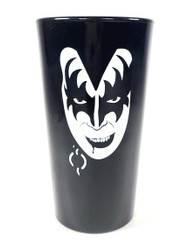 KISS Glass - Demon Face, Black