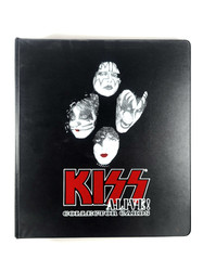 KISS Trading Cards - Alive! Binder w/ Complete 72 Card Set AND Gold Record Chase Card Set A1-A25 (RARE) NECA 2001