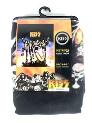 KISS Throw Blanket - Destroyer Fleece (New)