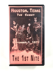 KISS VHS Tape - Houston, TX 1977 (Open)