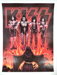 KISS Poster - Conjuring Flames, Limited Edition 1/500