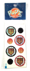 KISS Stickers - Popz Domed Decals, KISS Army (Sealed)