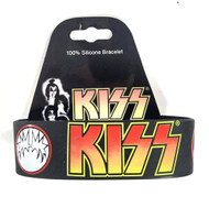 KISS Silicone Bracelet - Logo & Ikons (Sealed)