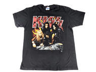 KISS T-Shirt - Revenge 1992, Red Skull Logo (Size L) 9/10