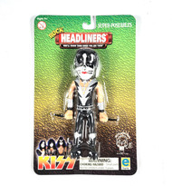 KISS "Rock Headliners" Figures - Peter Criss, Super-Poseables (Sealed)