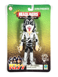 KISS "Rock Headliners" Figures - Gene Simmons, Super-Poseables (Sealed)