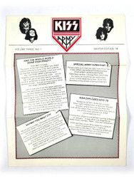 KISS Army Kit Newsletter - Winter Edition '78, Volume 3 No. 1 (9/10)