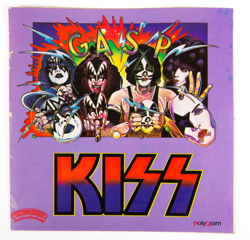 Kiss Promo Sticker Vintage Unmasked 1980 Kiss Museum