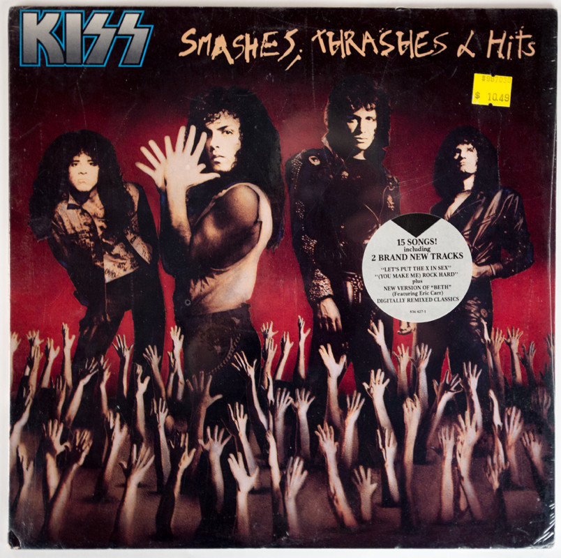 KISS Vinyl Record LP - KISS Smashes, Thrashes and Hits (sealed) - KISS ...