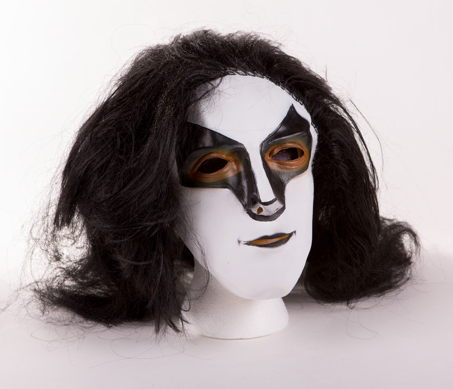 KISS Halloween Mask Eric Carr with hair KISS Museum