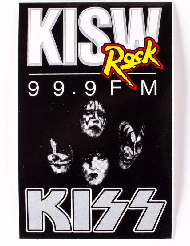 Kiss Sticker Kisw Rock Radio Promo Kiss Museum
